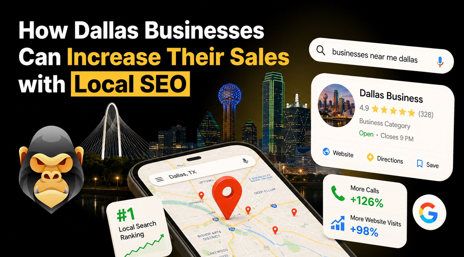 How Dallas Businesses Can Increase Their Sales with Local SEO